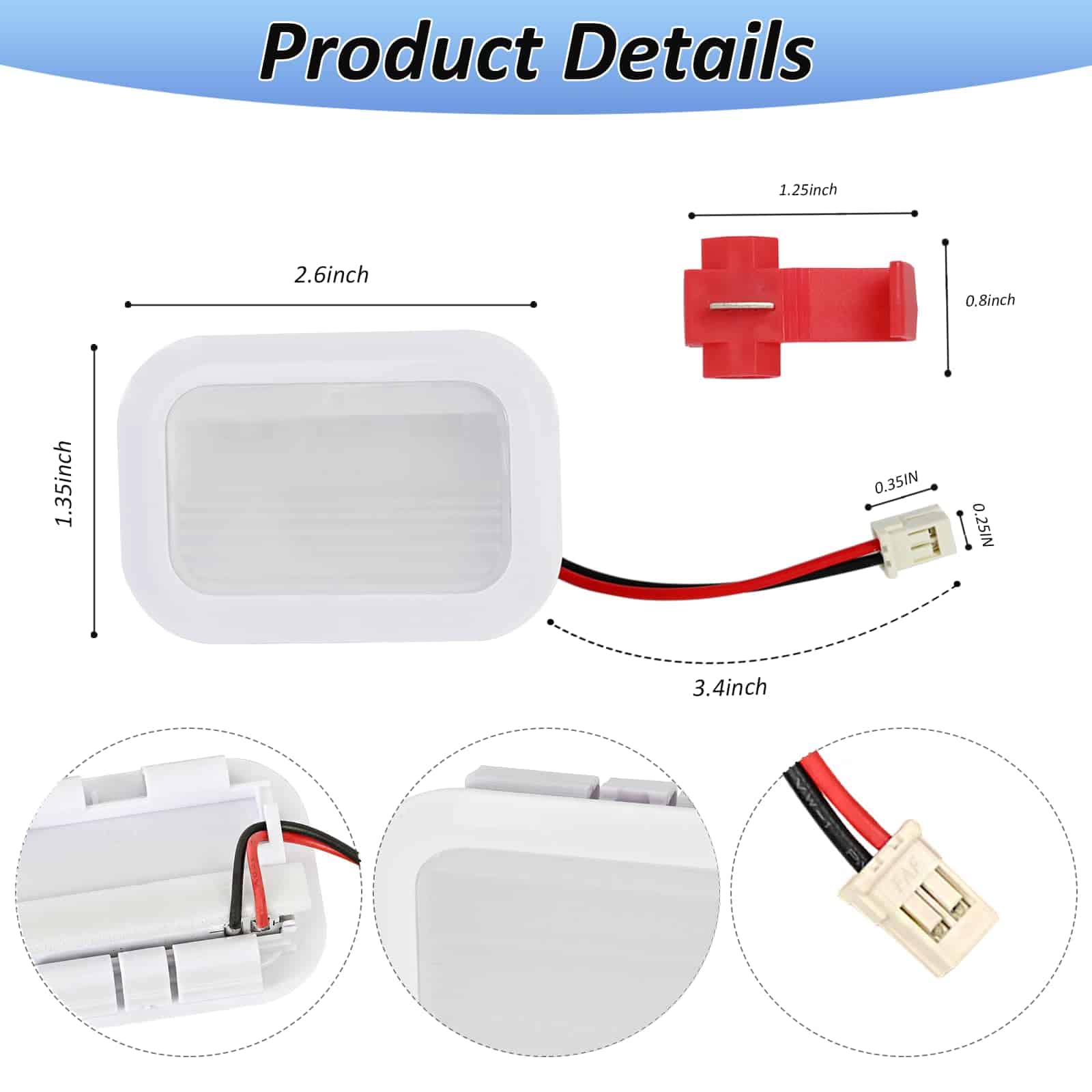 Delixike W11683243 LED Module Service se ajusta a - Imagen 3