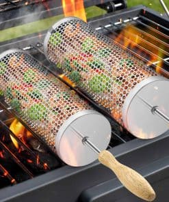 Cestas de Parrilla de Rodado Anidado (2 Piezas), Cestas de