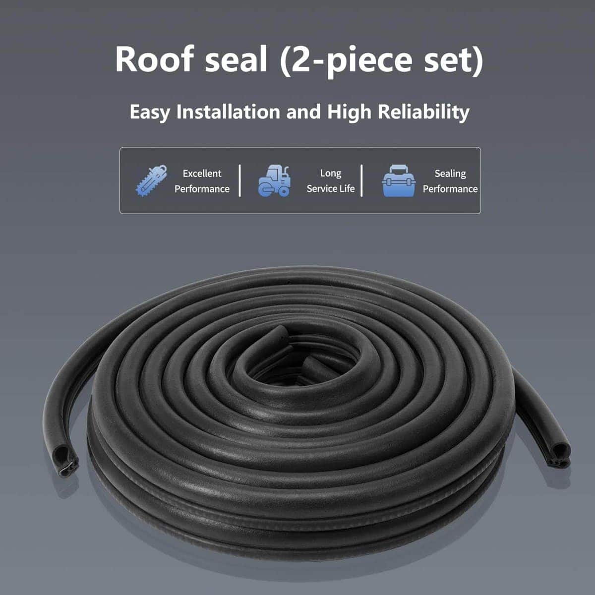 Fraylis Tira de Sellado de Goma para Puerta Delantera - Imagen 6