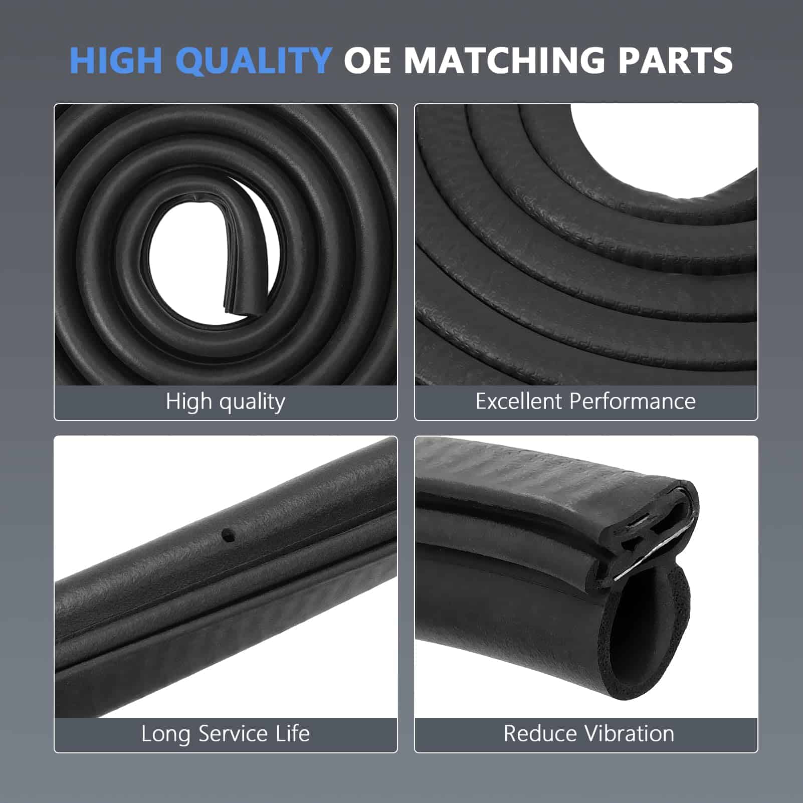 Sello de ajuste de puerta Fraylis compatible con Peterbilt - Imagen 4