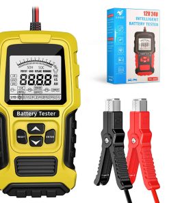Probador de Batería de Coche 12V/24V, Probador -Amarillo