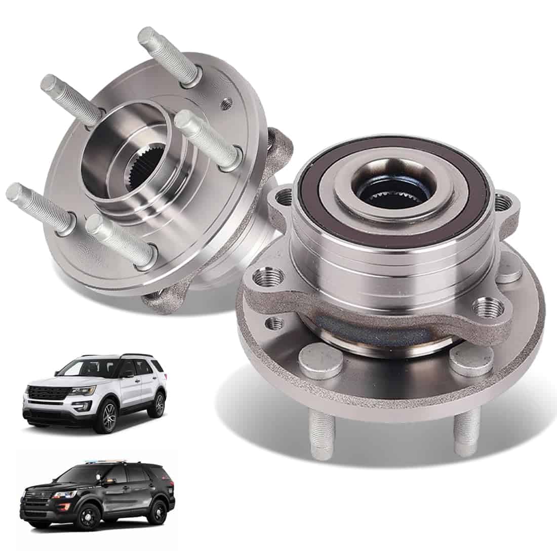 Conjunto de Cubo y Cojinete de Rueda Delantera/Trasera -