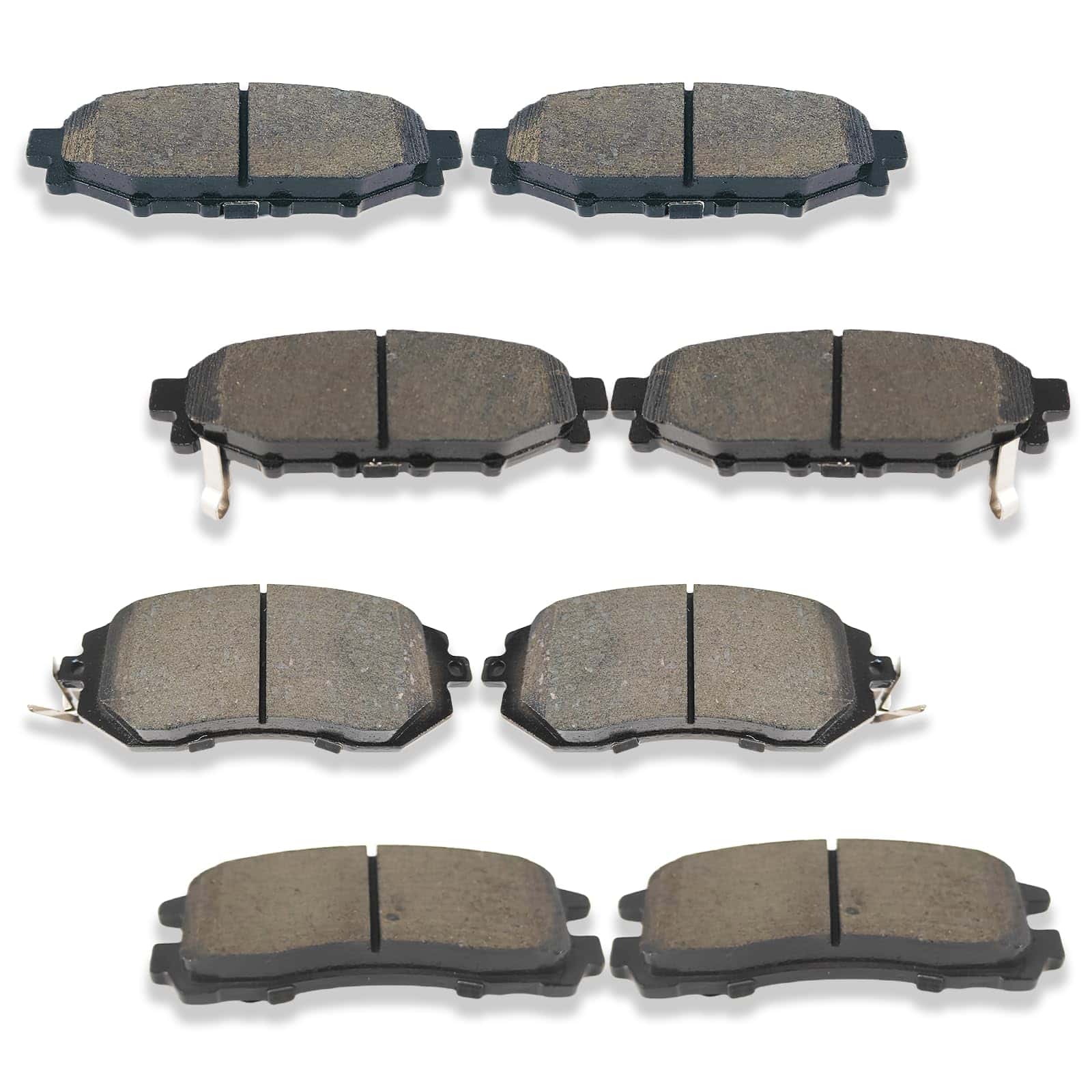 Juego de Pastillas de Freno de Cerámica -8 piezas)