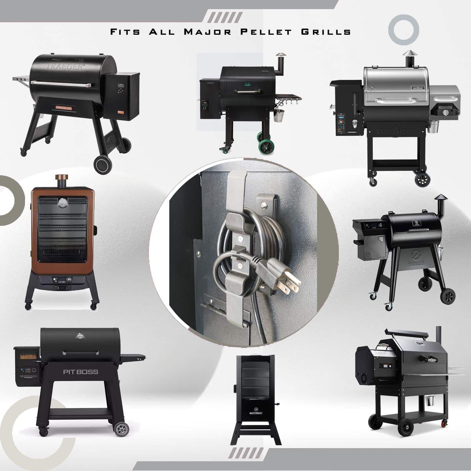 Organizador magnético de cable de alimentación para - Imagen 6