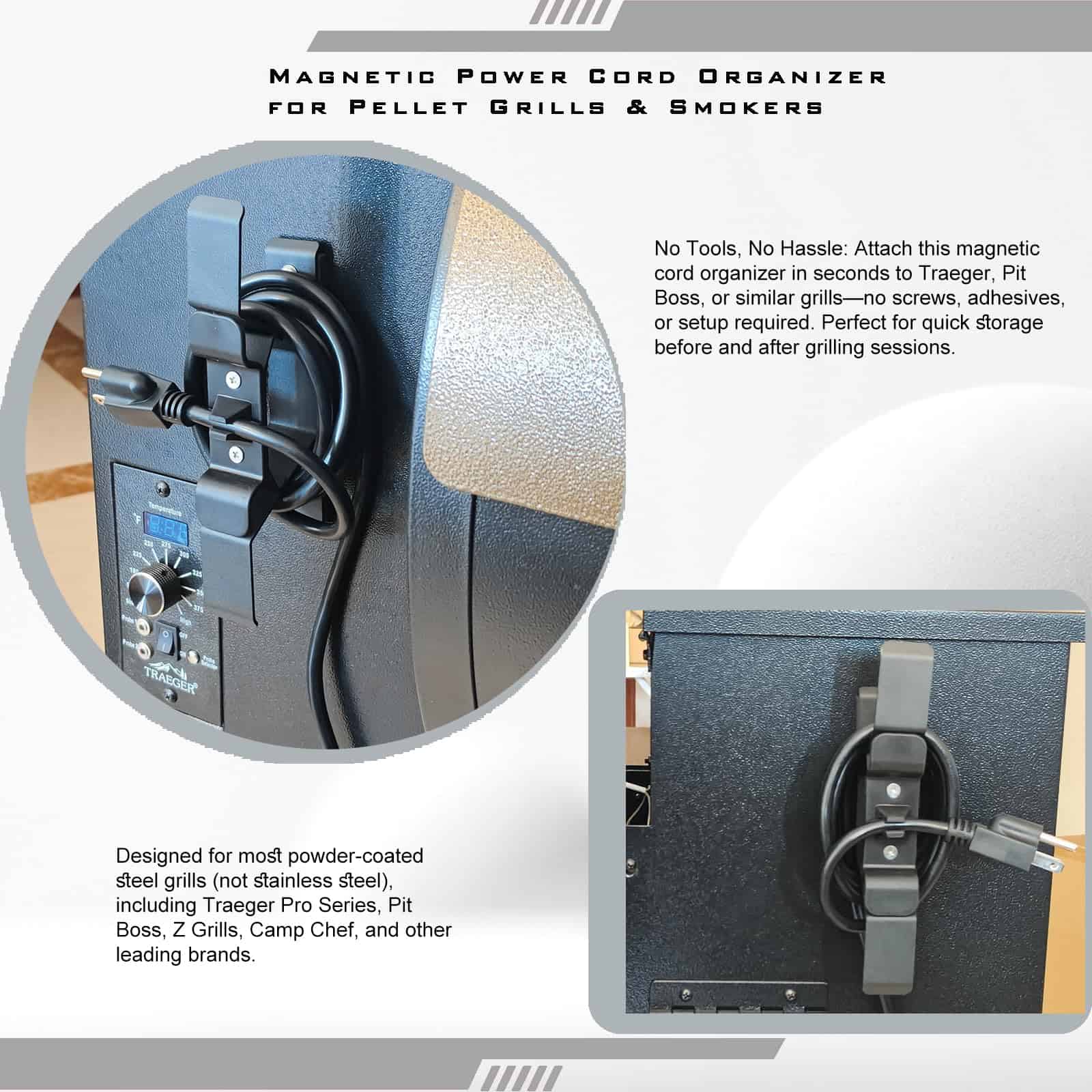 Organizador magnético de cable de alimentación para - Imagen 5