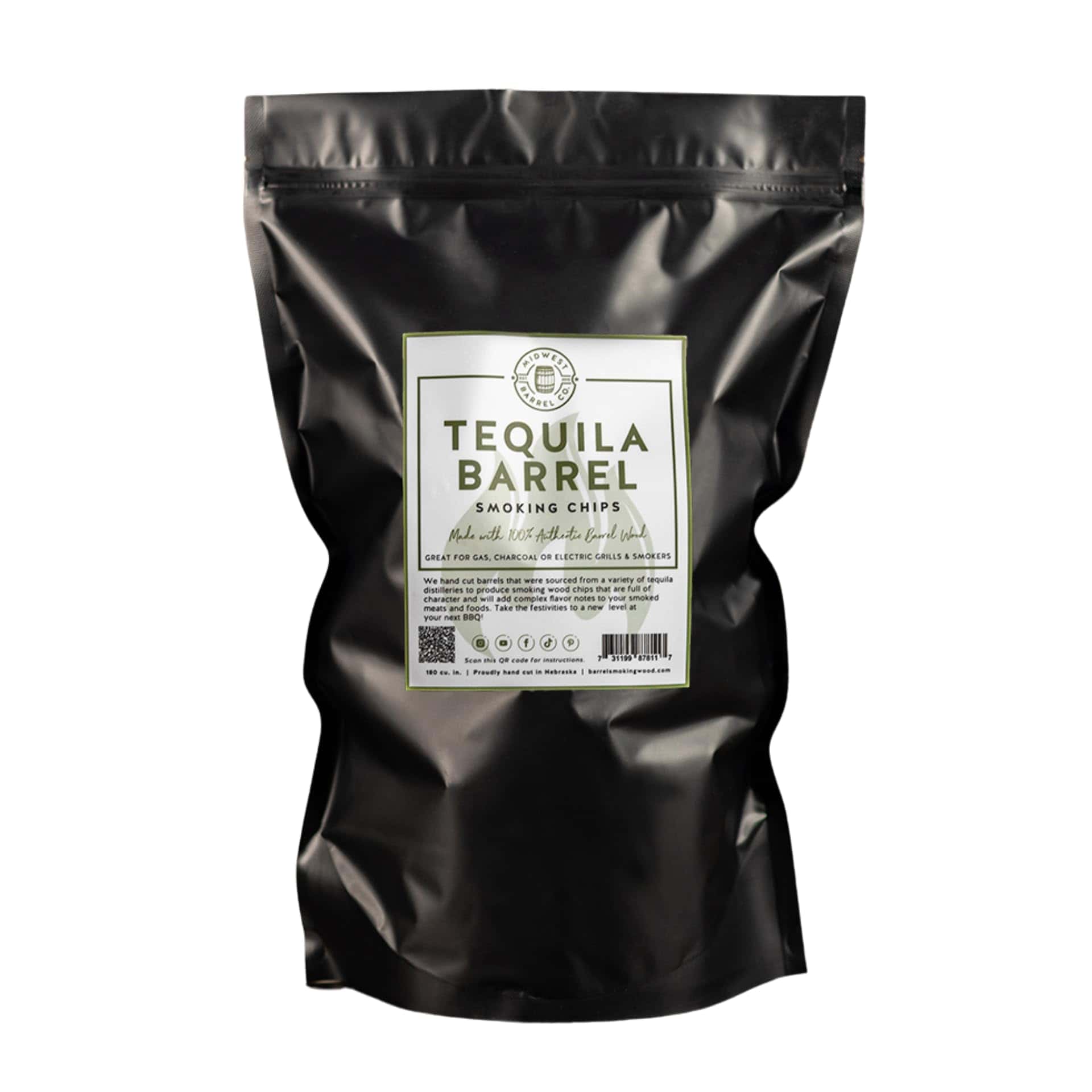 Chips de Madera para Ahumar BBQ de Barril de Tequila