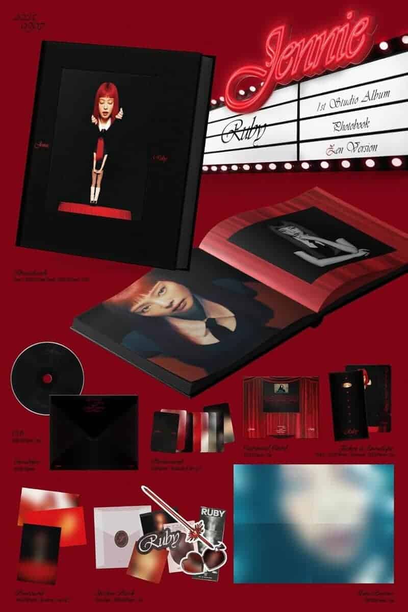 Álbum JENNIE Ruby The 1st Studio (Photobook 2 ver. Set) - Imagen 4