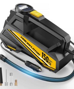 Inflador de neumáticos Compresor de aire -Amarillo