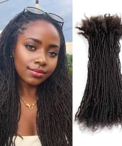 DAIXI Extensiones de Microlocs Rizos de Puntas Internas