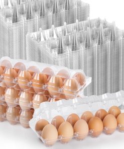 100 Pack Cajas de Plástico para Huevos Baratos a Granel, 1