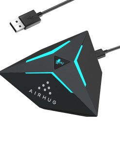 Micrófono de Juegos USB AIRHUG, Botón de Silencio con