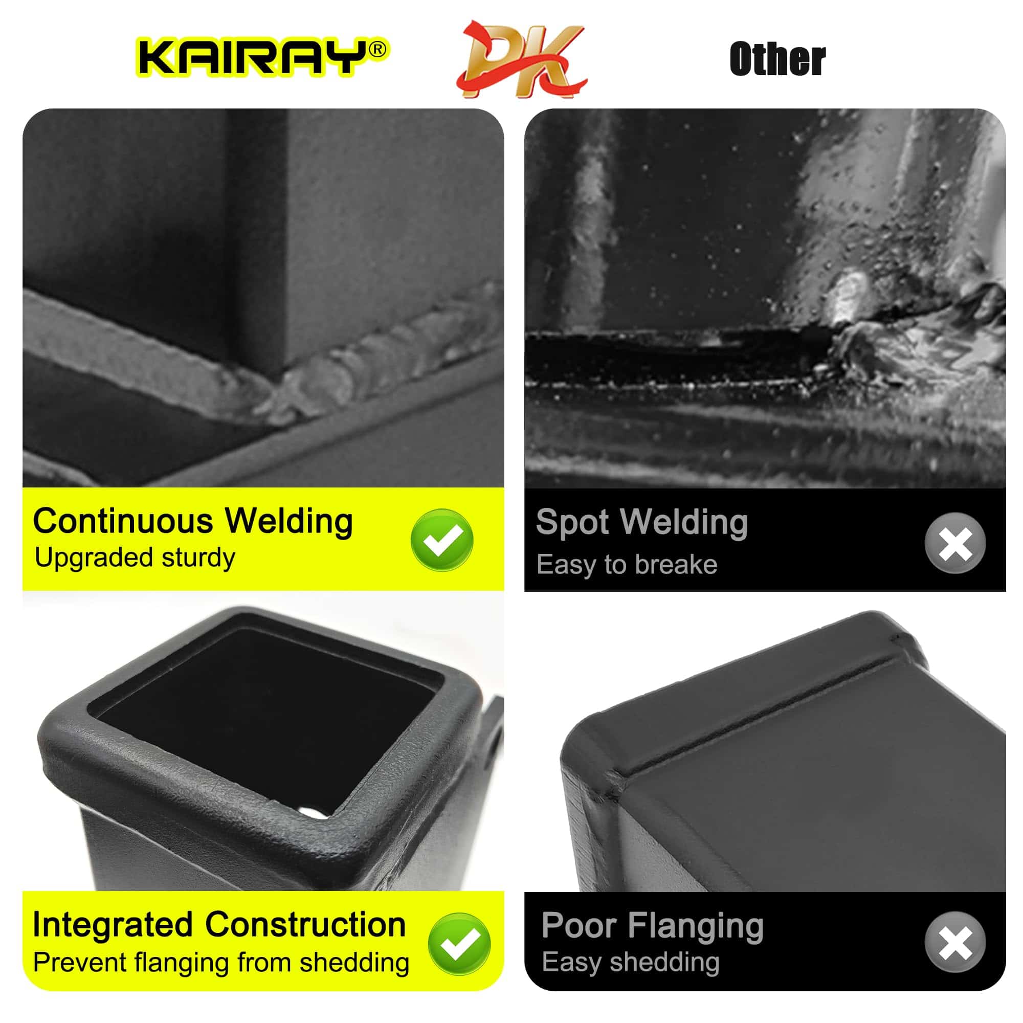 Adaptador Extenso de Receptor de Remolque de 2" por KAIRAY - Imagen 4