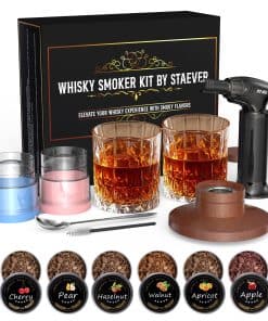 Kit de Fumador de Whiskey Deluxe con Antorcha - Incluye 6
