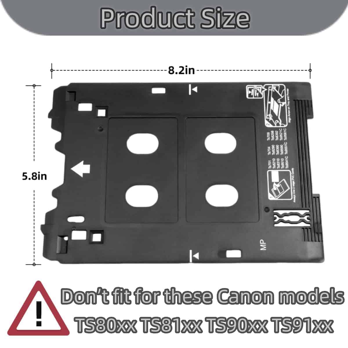 Charola de Tarjetas de PVC Inkjet para Impresoras Canon - Imagen 3