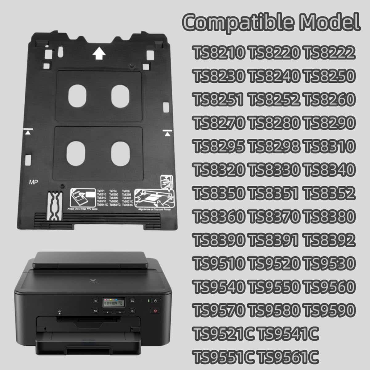 Charola de Tarjetas de PVC Inkjet para Impresoras Canon - Imagen 4