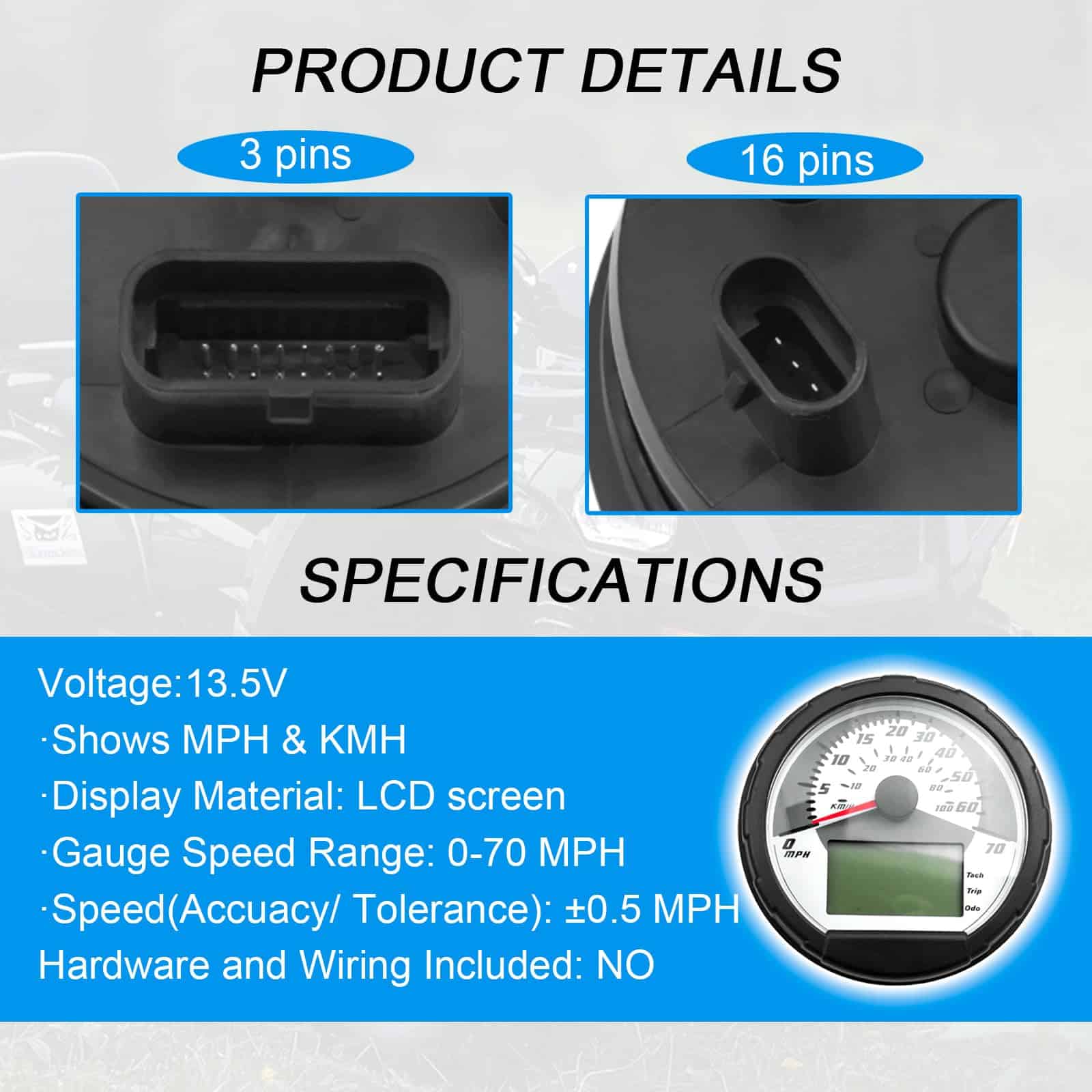 Conjunto de grupo de velocímetro 3280528 Compatible con - Imagen 5