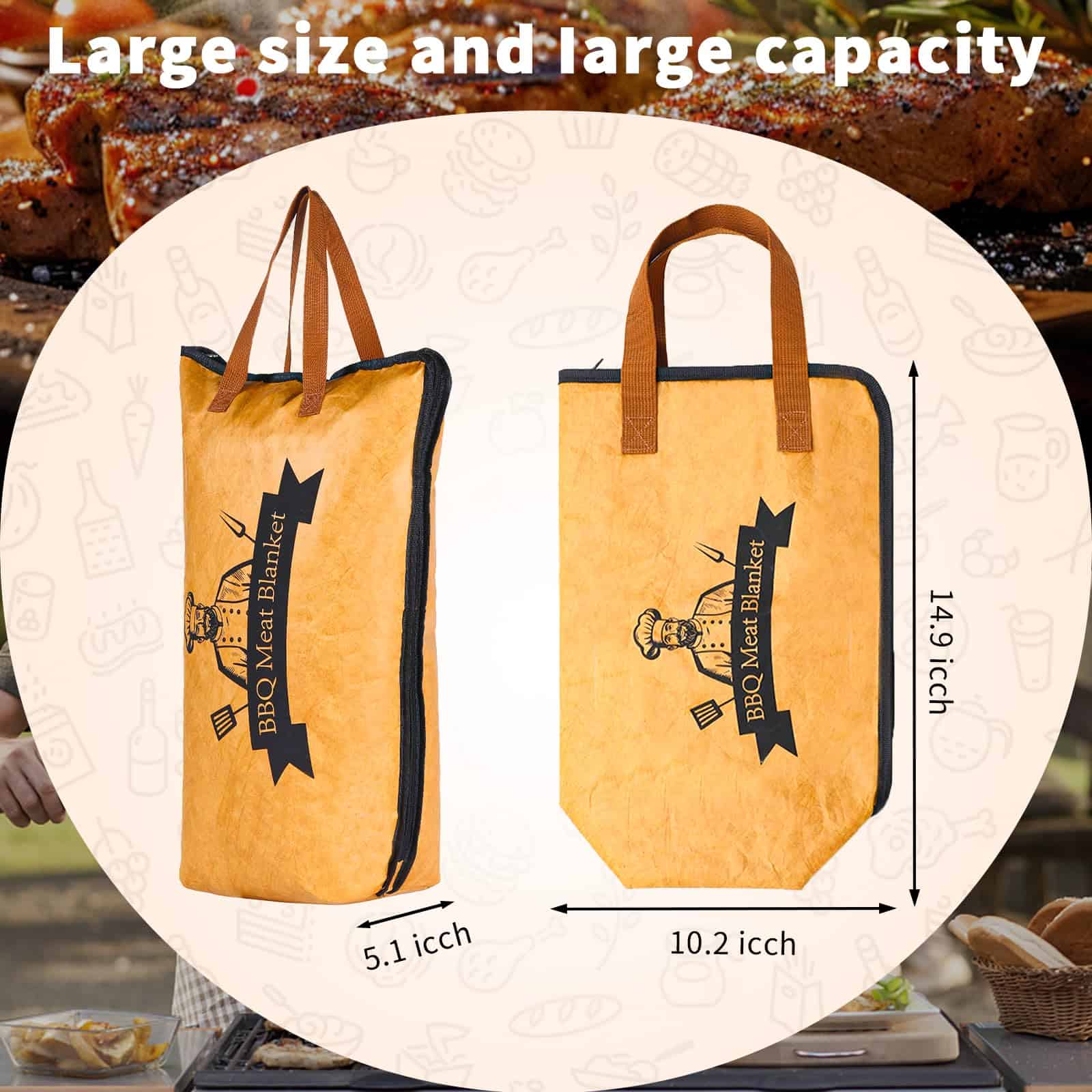 Manta para Descansar Carne de Barbacoa, Manta Aislante para - Imagen 7