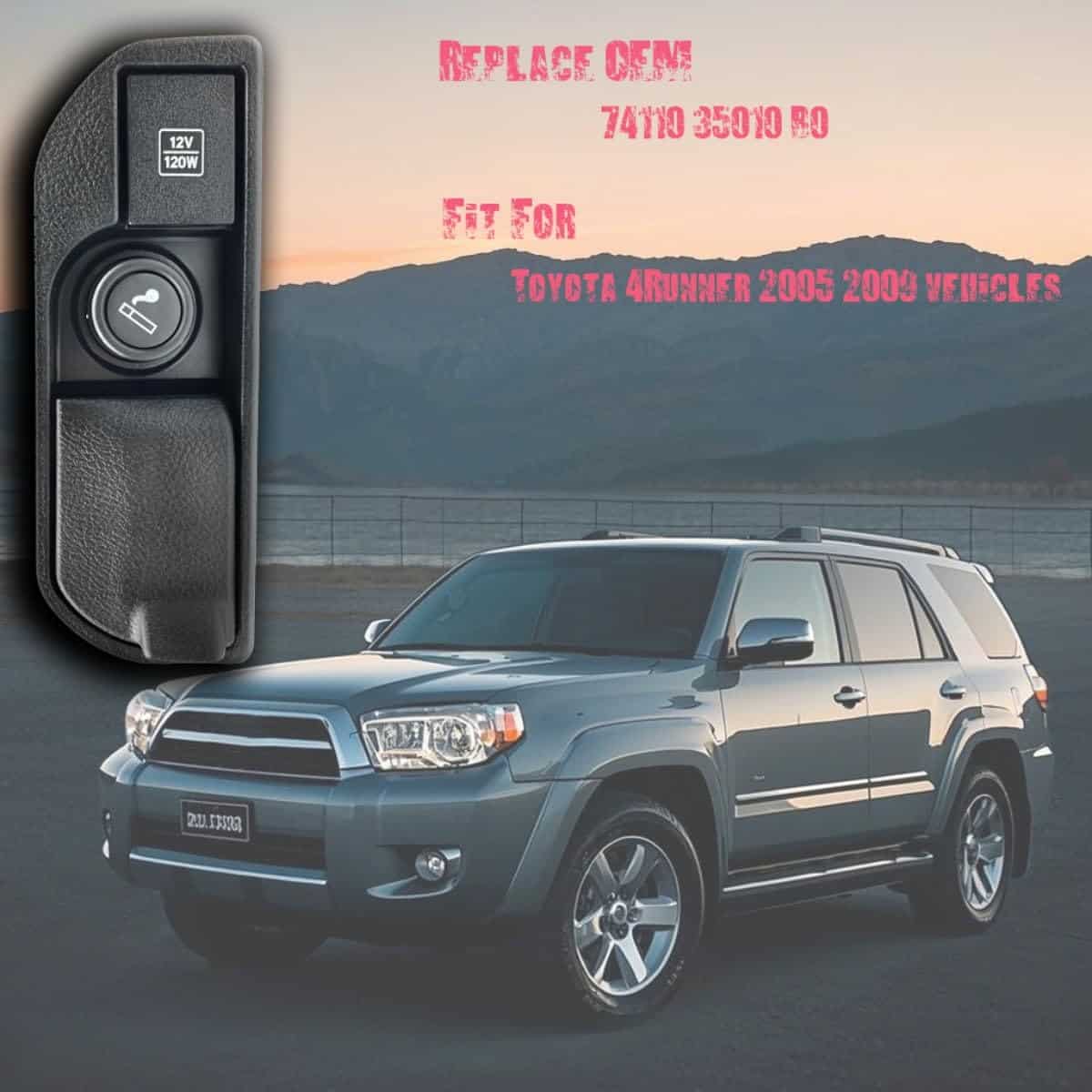 Kit de Cenicero y Encendedor para Toyota 4Runner 2005-2009 - Imagen 4