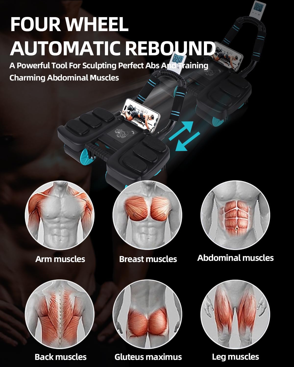 2025 Nuevo Rodillo Automático de Rebote con Soporte para - Imagen 3