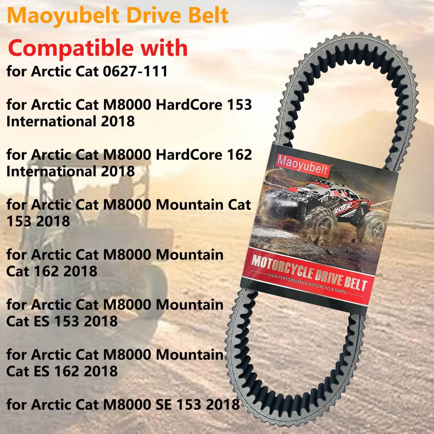 Correa de transmisión Maoyubelt 0627-111 Compatible con - Imagen 9