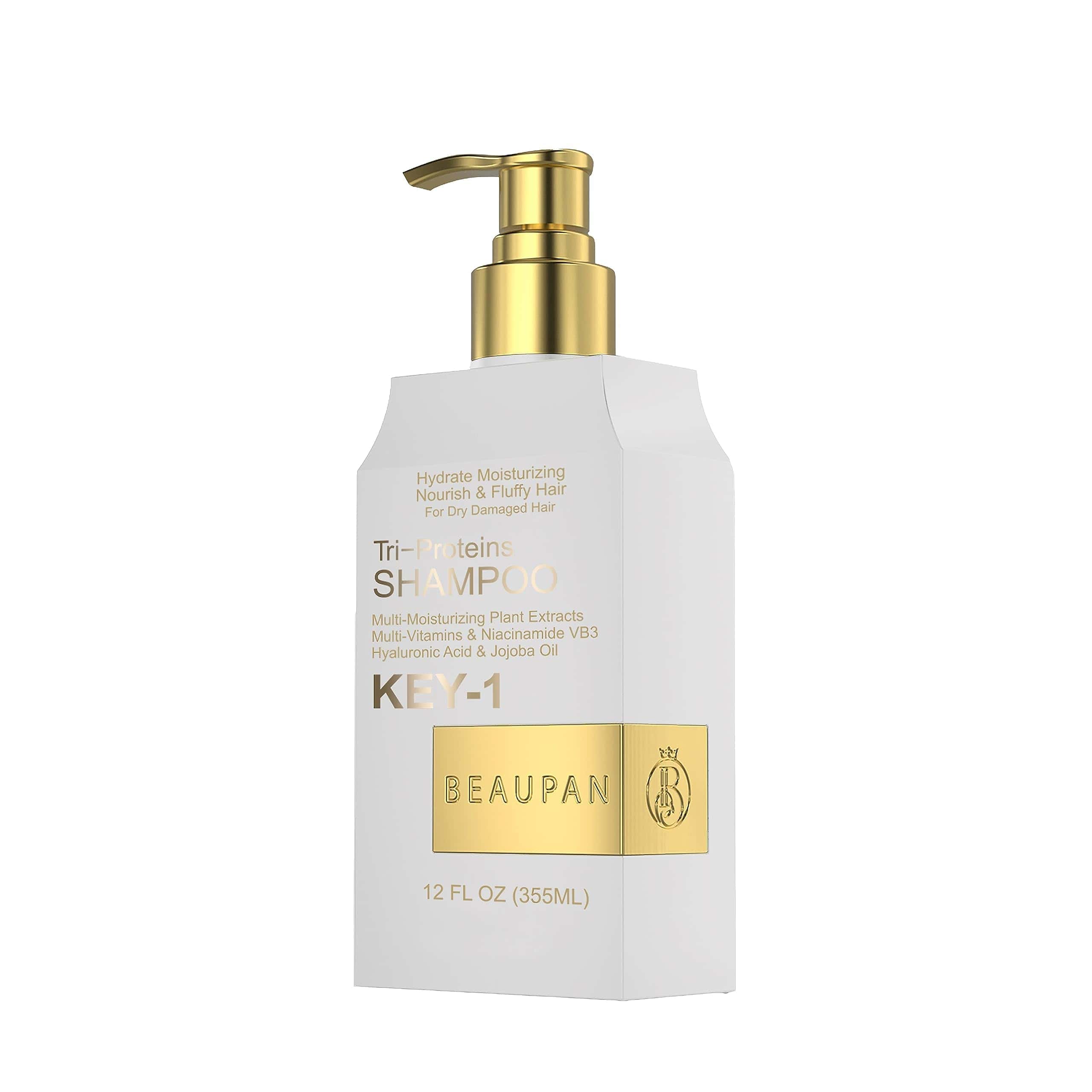 Shampoo para Cabello y Cuero Cabelludo BEAUPAN (Blanco,