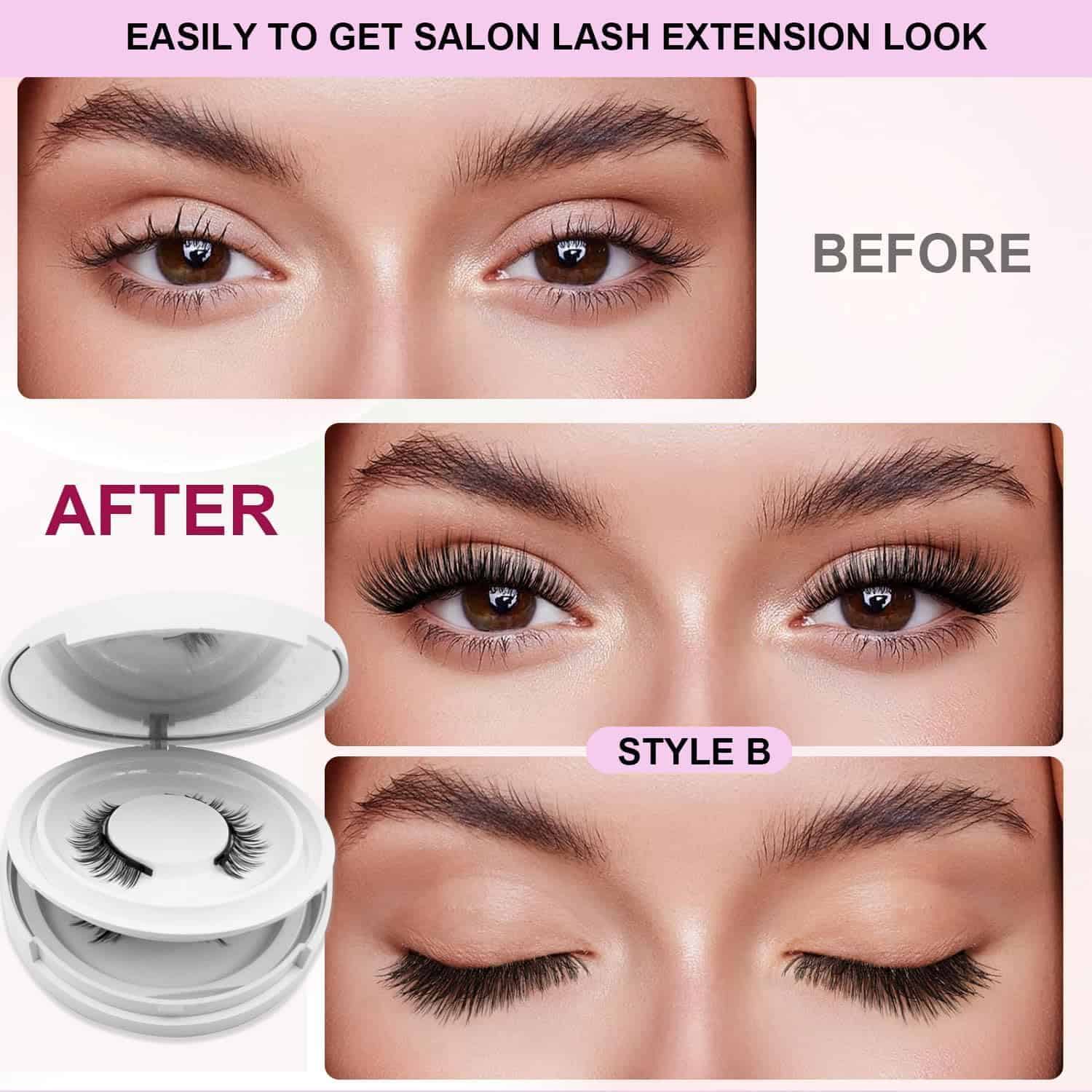 Pestañas Magnéticas con Aplicador, 2025 Nuevas Pestañas - Imagen 6