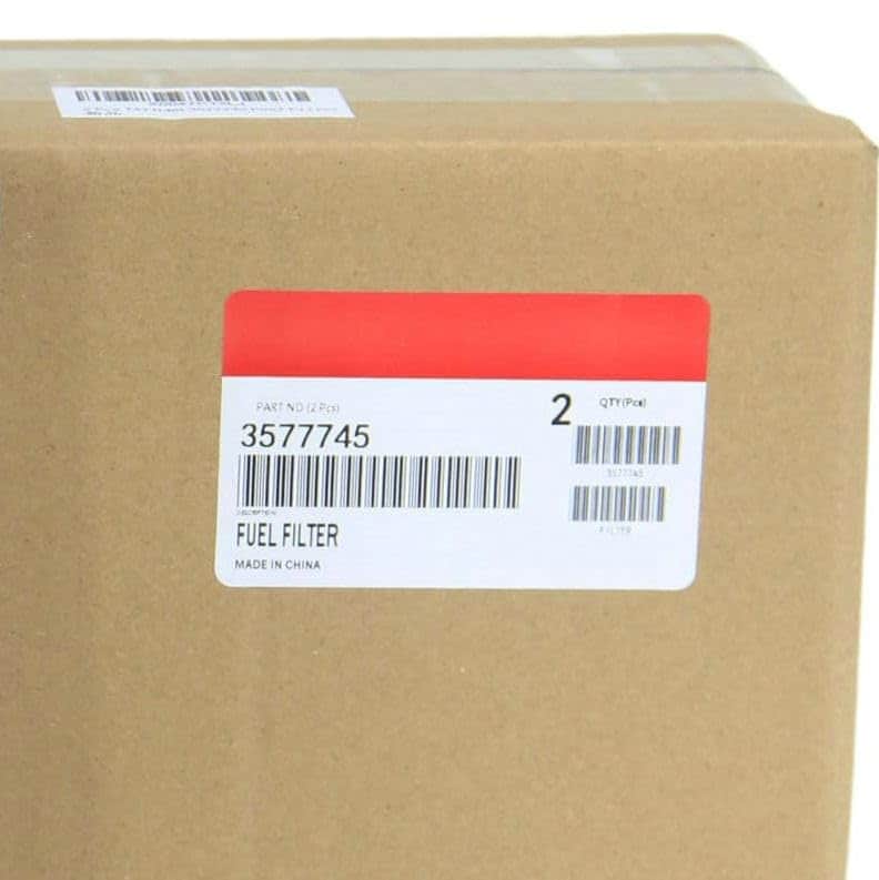 Paquete de 2 Filtros de Combustible 3577745 Compatible con