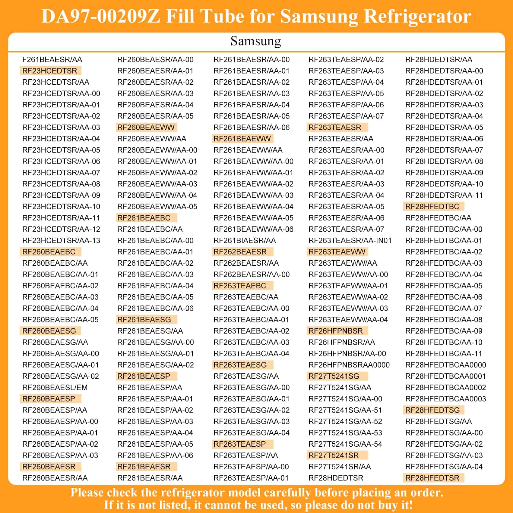 Tubo de llenado DA97-00209Z, Compatible con el Tubo de - Imagen 5