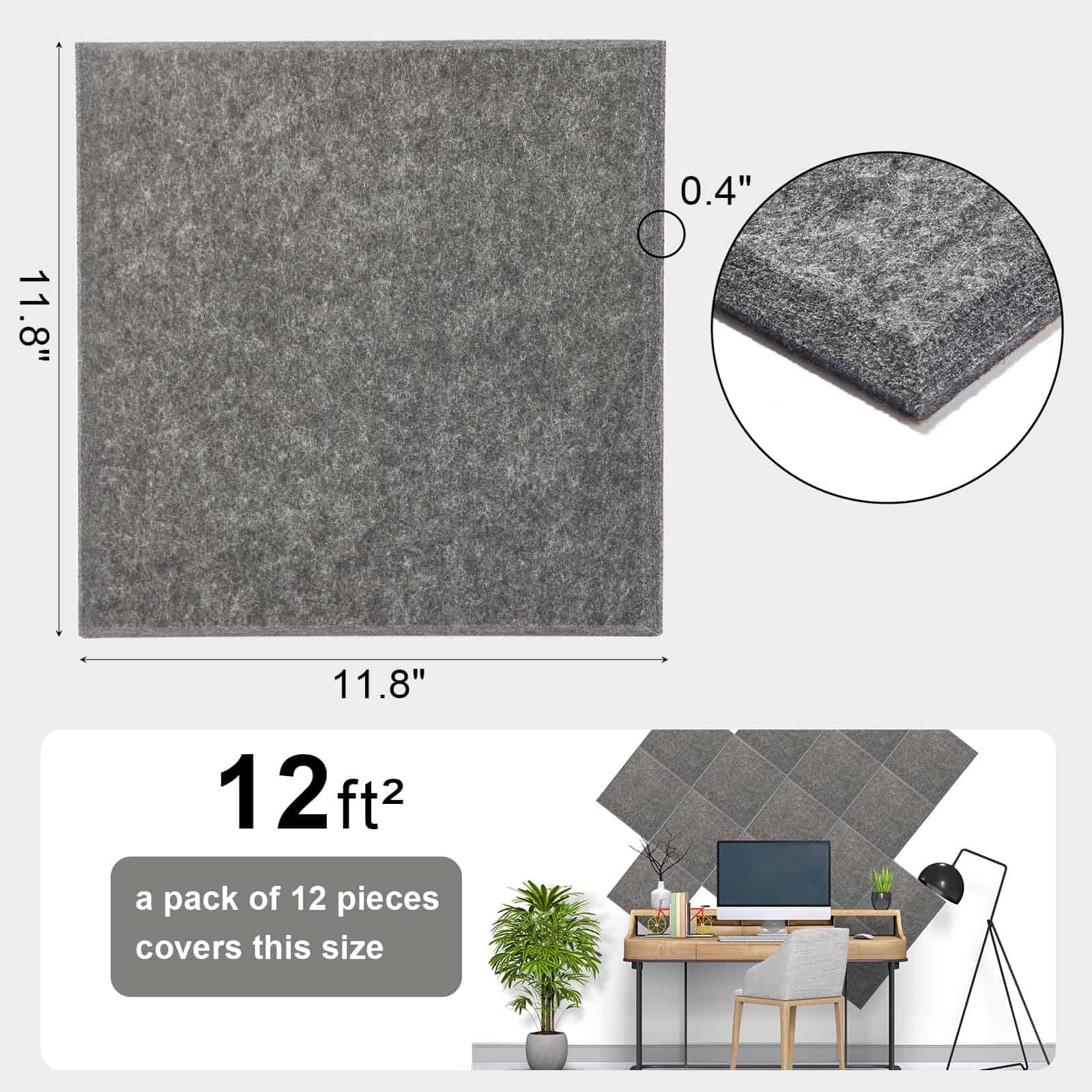 Paneles Acústicos Durbles - Azulejos a Prueba de Ruido para - Imagen 8