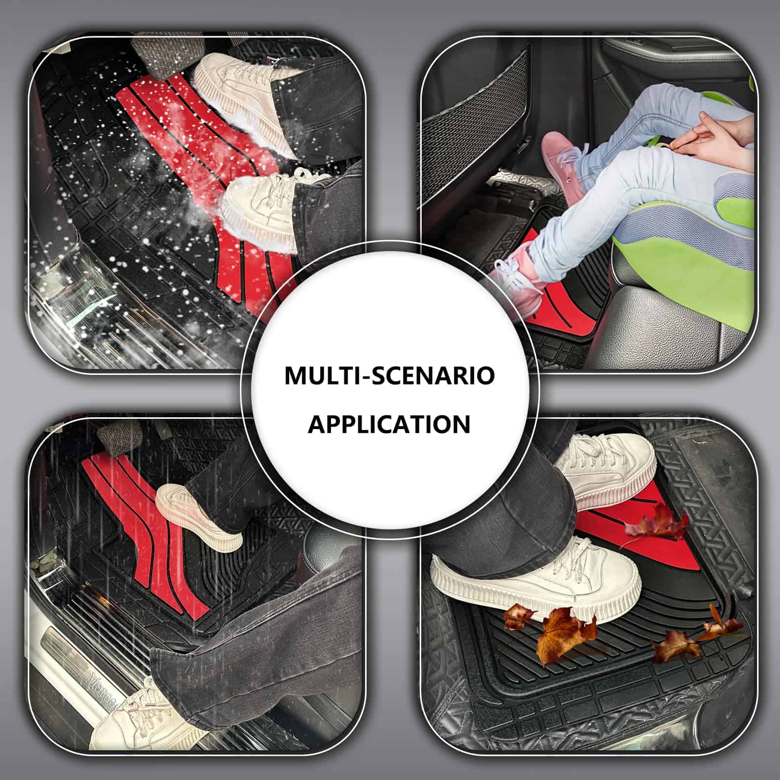 Tapetes de piso de goma resistente NS YOLO, protector de - Imagen 7