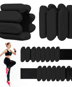 Pesas para Muñecas, Paquete de 2 Pesas -Negro