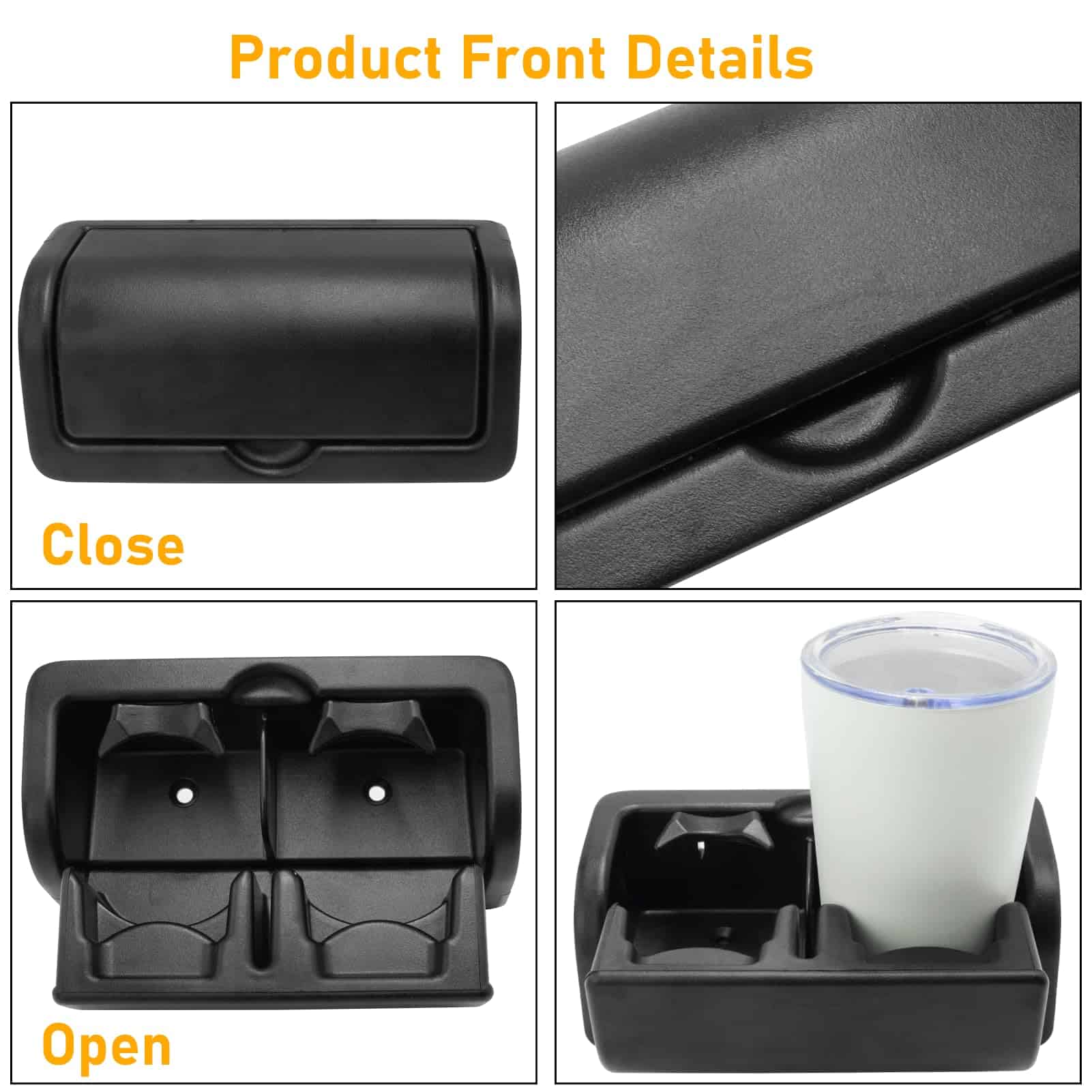 APESER Montaje de portavasos para consola trasera del - Imagen 6