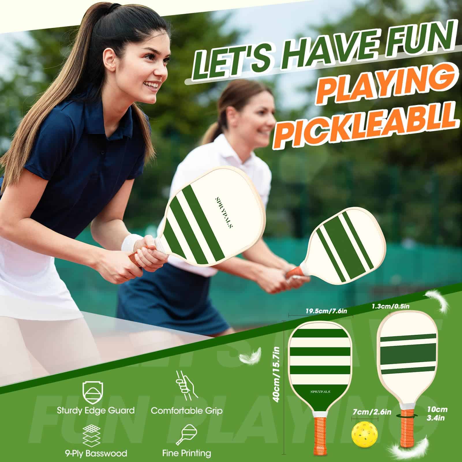 Set de Pickleball con Red para Driveway, Portátil 22FT - Imagen 6