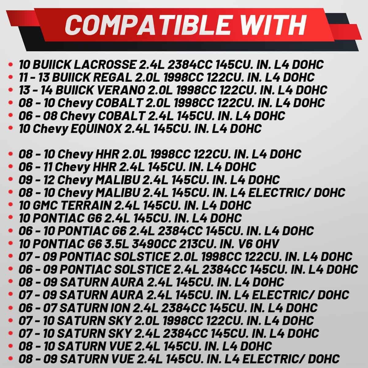 ProRefine Sprocket Phaser de Árbol de Levas de Entrada y - Imagen 3