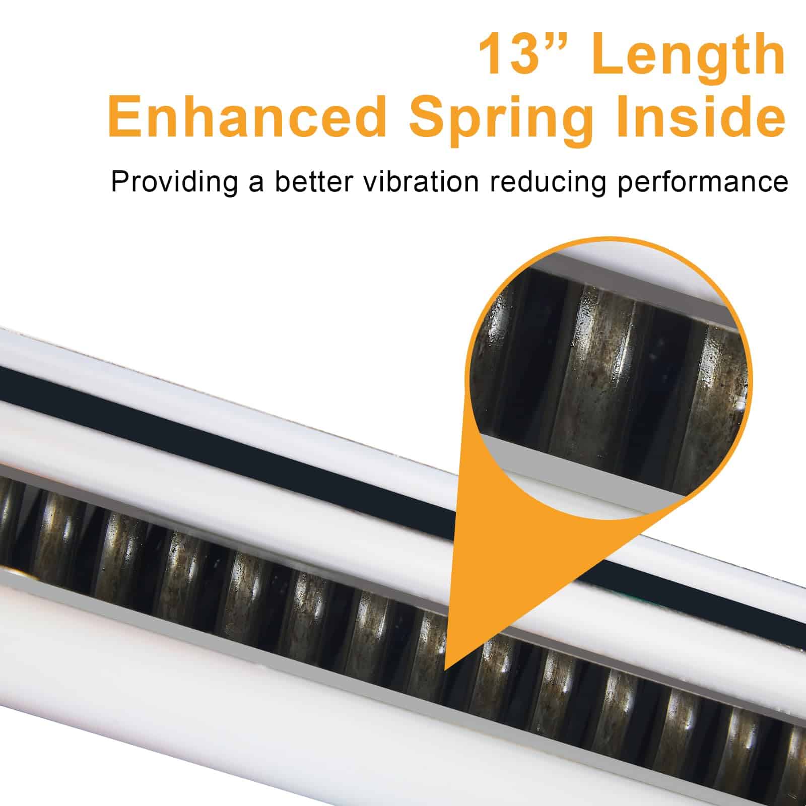 Soporte del guardabarros recto de cromo con cinta - Imagen 5