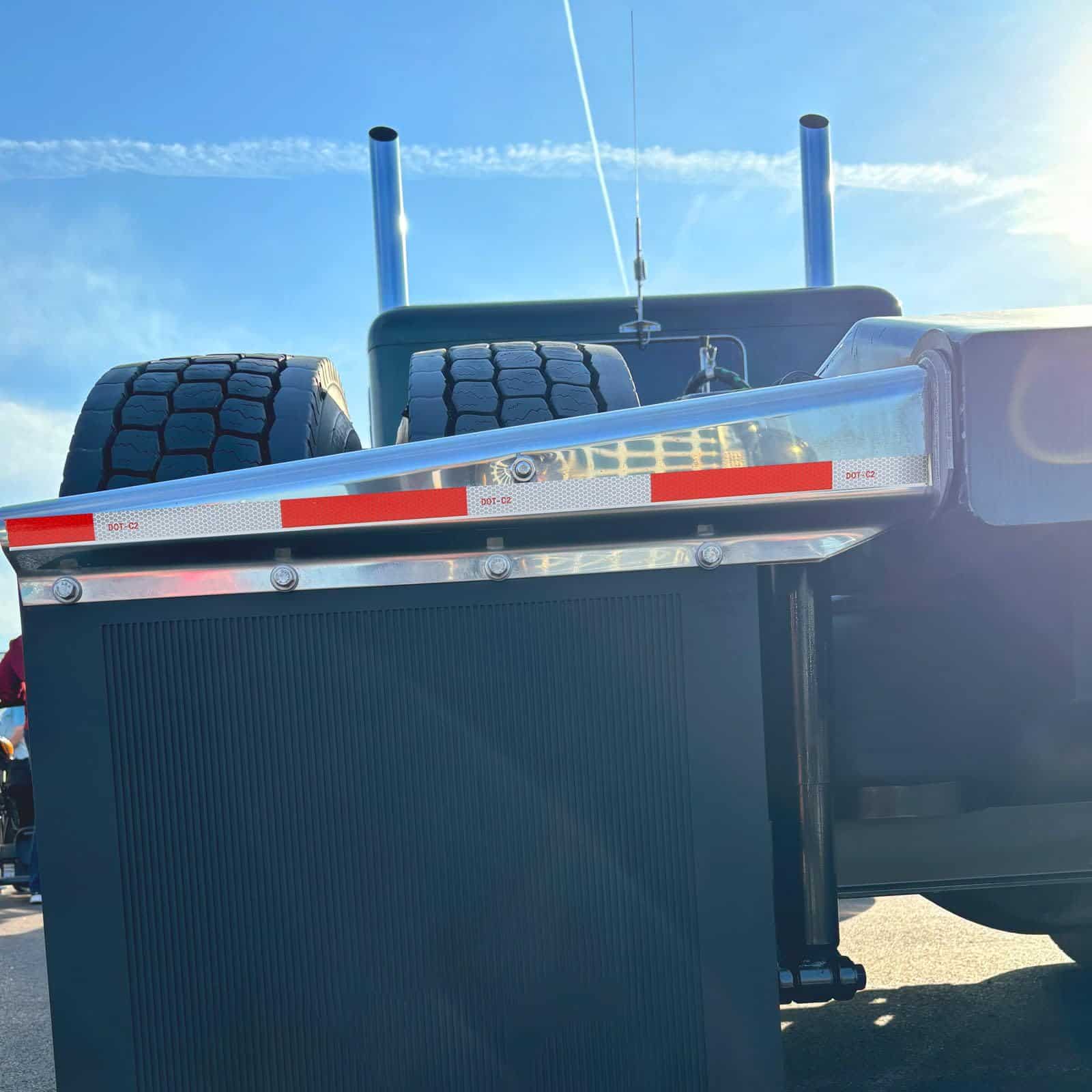 Soporte del guardabarros recto de cromo con cinta - Imagen 7