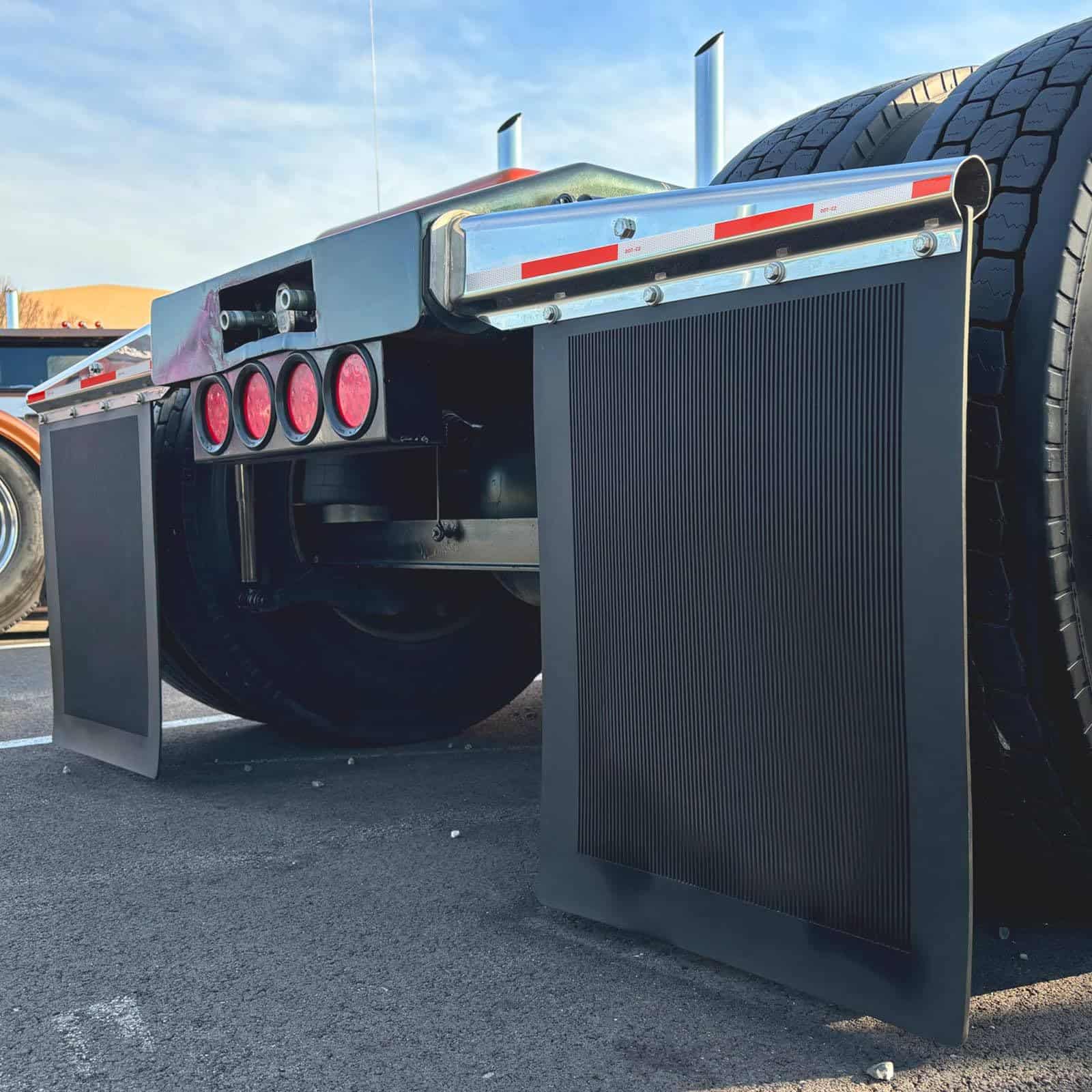 Soporte del guardabarros recto de cromo con cinta - Imagen 9