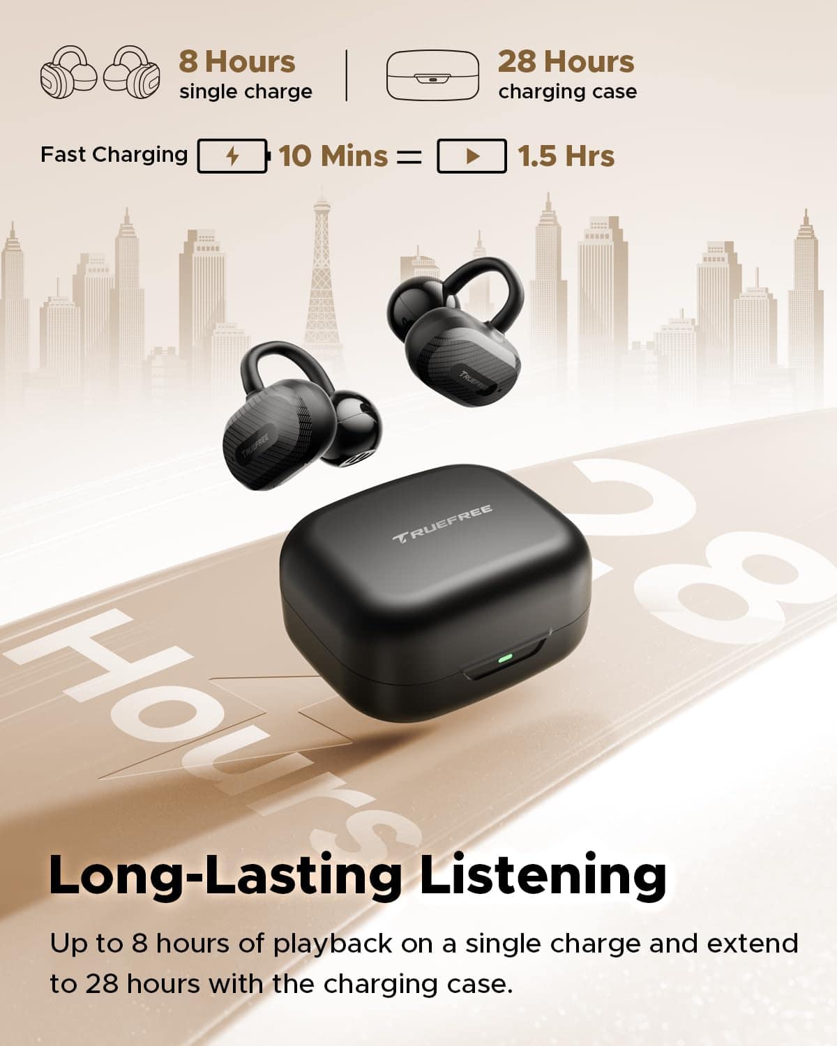 Audífonos Inalámbricos Clip-On Truefree C10, Auriculares - Imagen 7