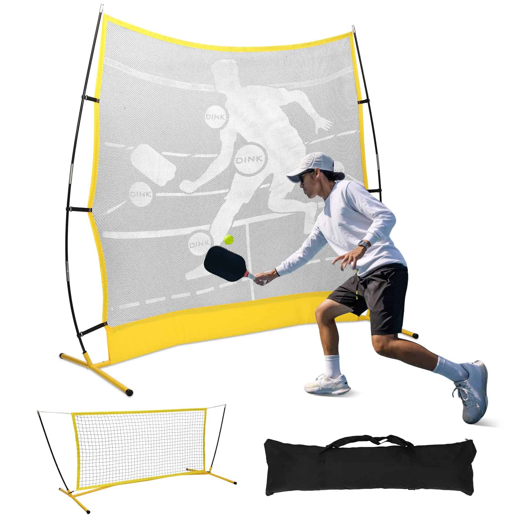 Entrenador de Pickleball 2 en 1- Rebotador Portátil de