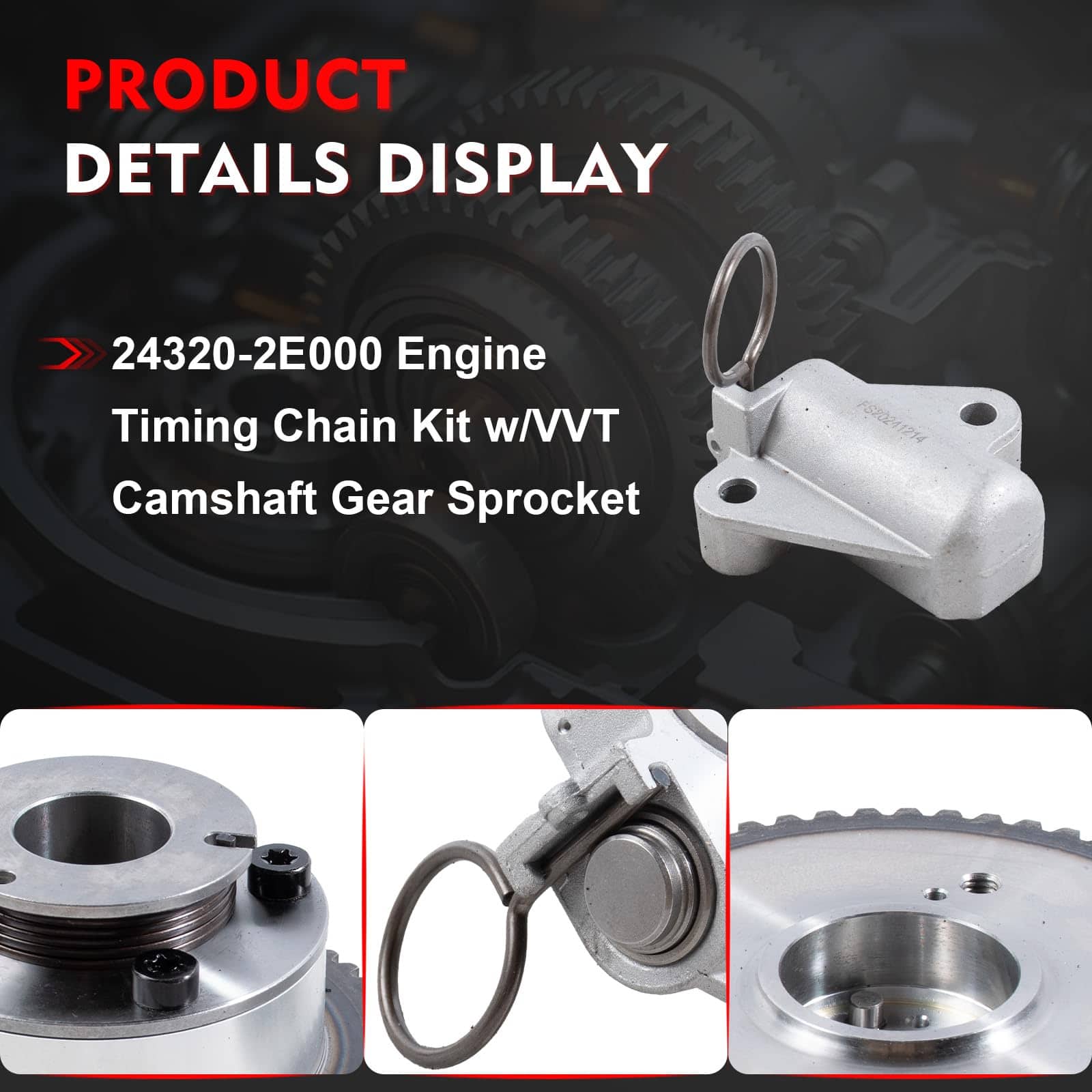 Kit de cadena de tiempo del motor Merautop SJ con Engranaje - Imagen 5