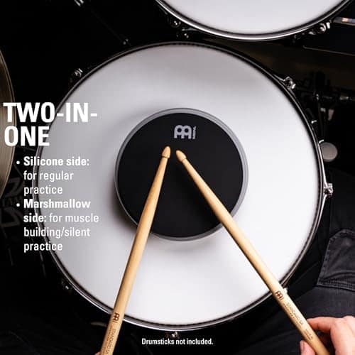 Pad de práctica de tambor reversible de 6 pulgadas, - Imagen 4