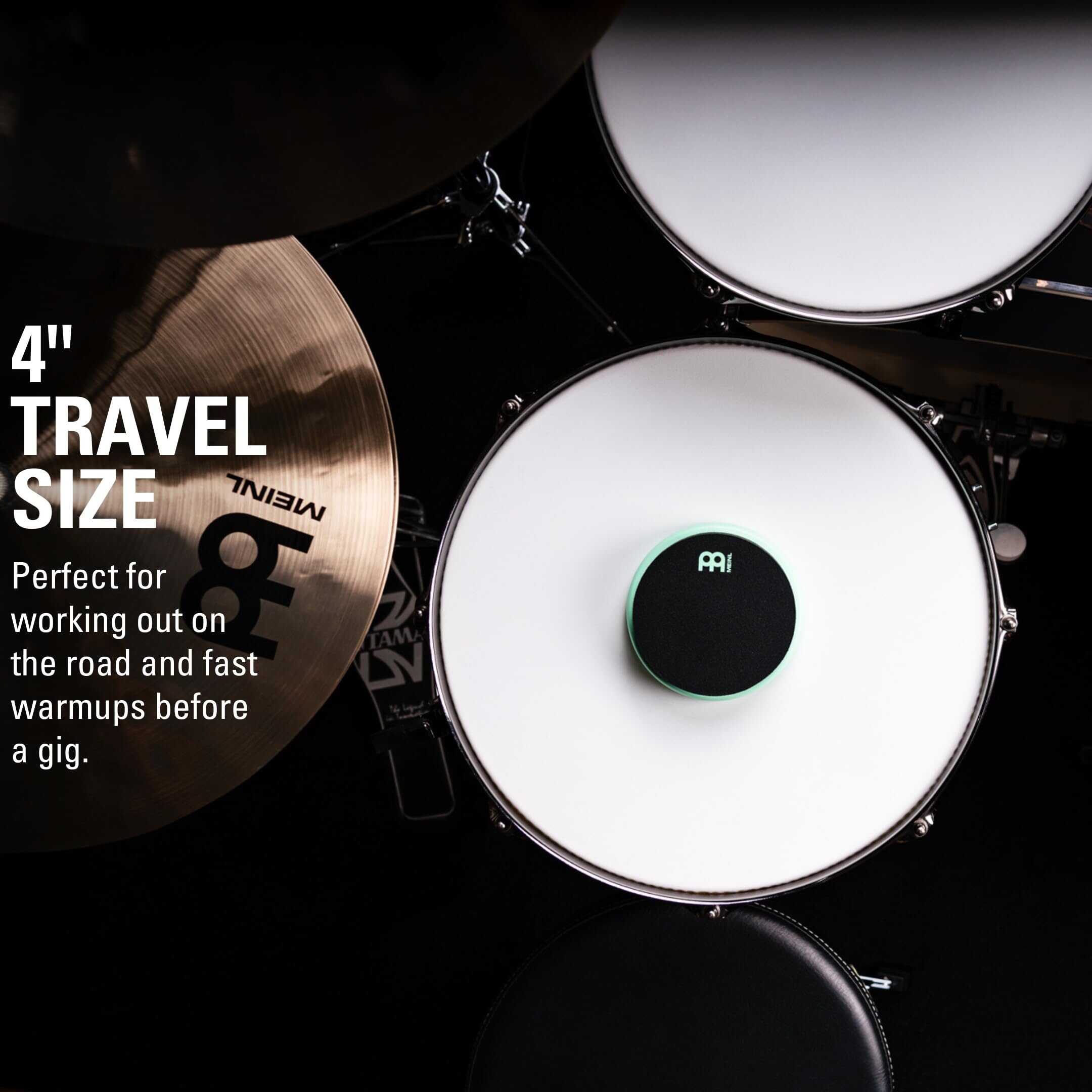 Pad de práctica de tambor de malvavisco de 4" para golpeteo - Imagen 7