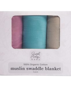 Manta de Muselina Sweet Acorn - Suave manta de algodón