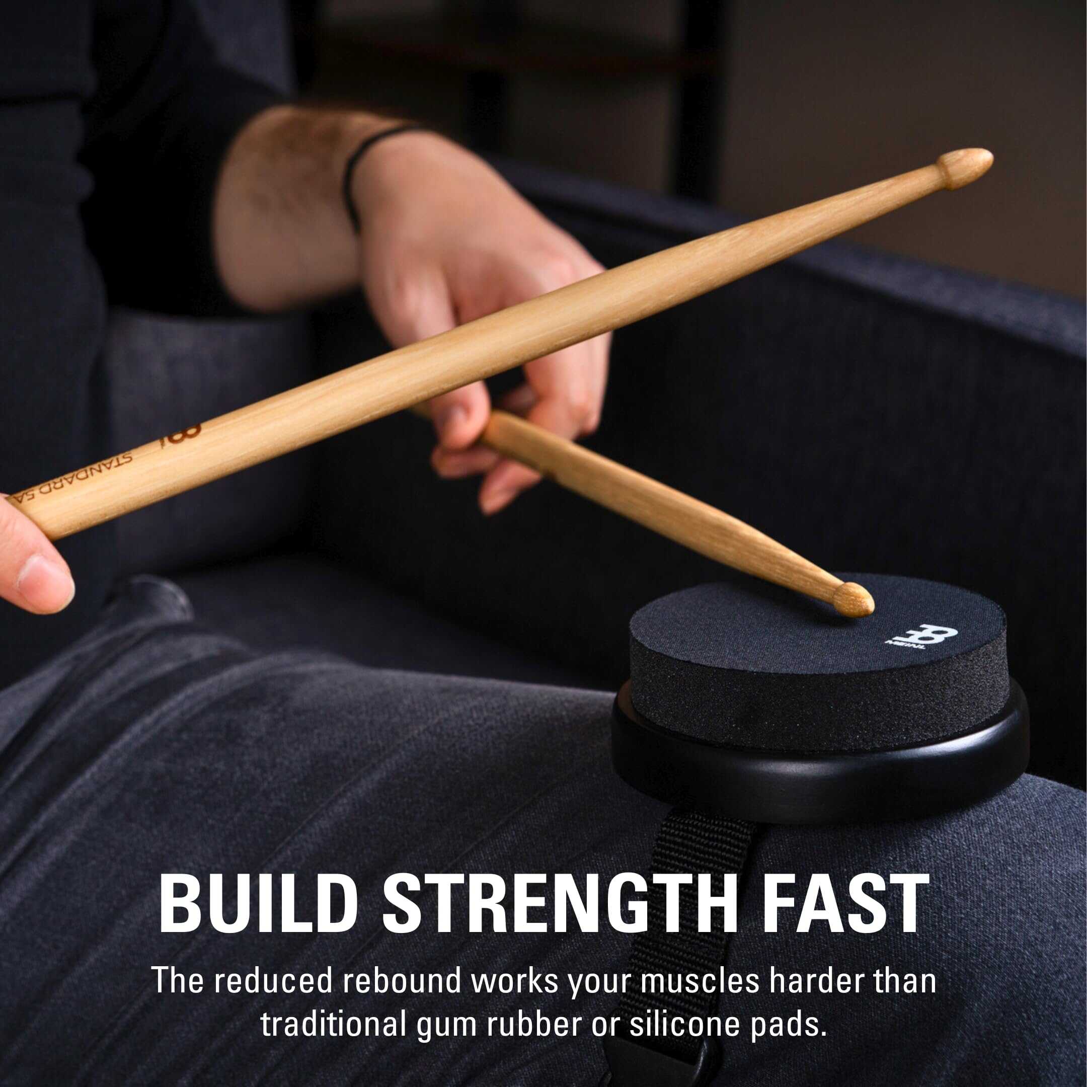 Pad de práctica de tambor Marshmallow de 4" para rodilla - Imagen 6