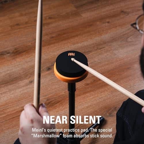 Pad de práctica de tambor de malvavisco de 4" para golpeo - Imagen 3