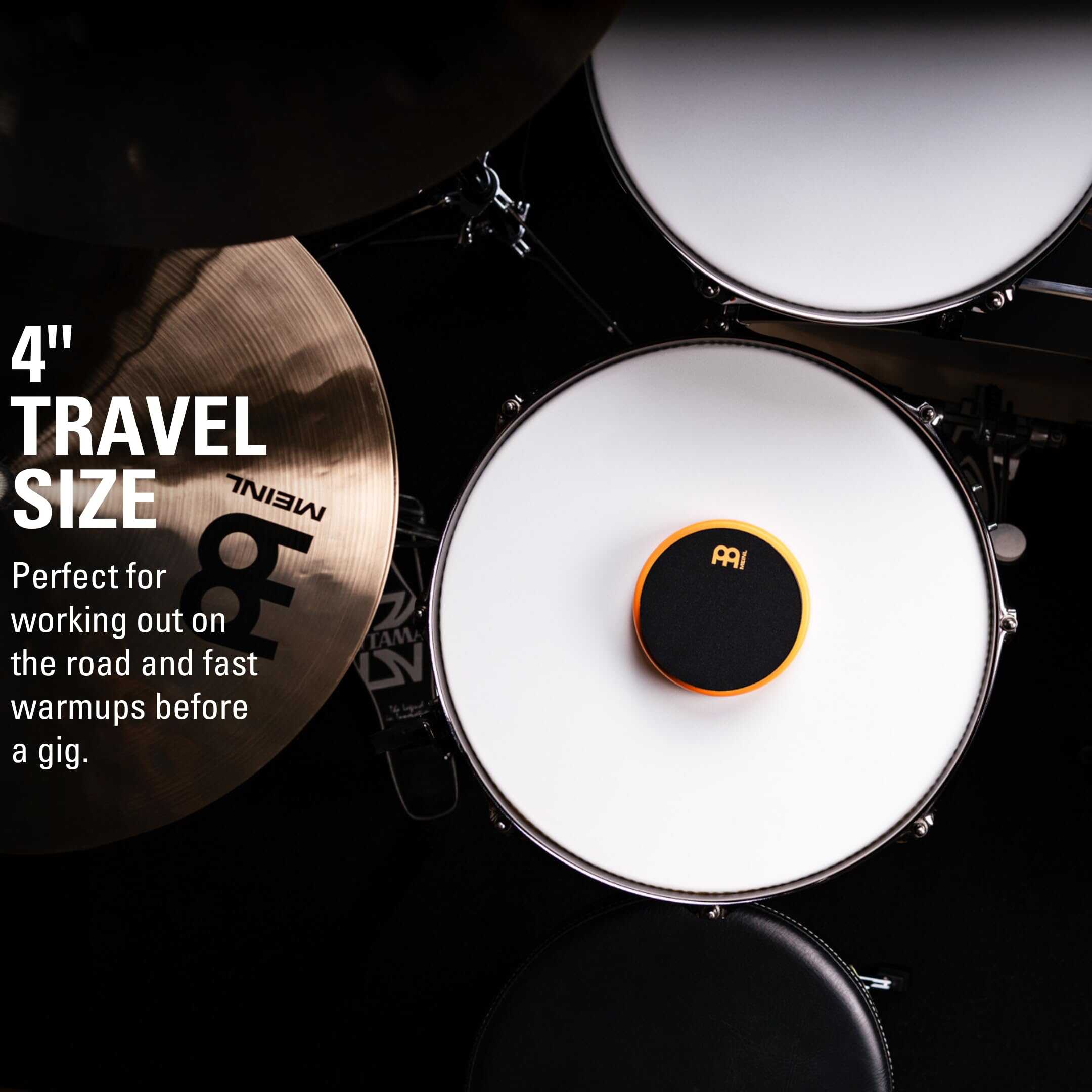 Pad de práctica de tambor de malvavisco de 4" para golpeo - Imagen 7