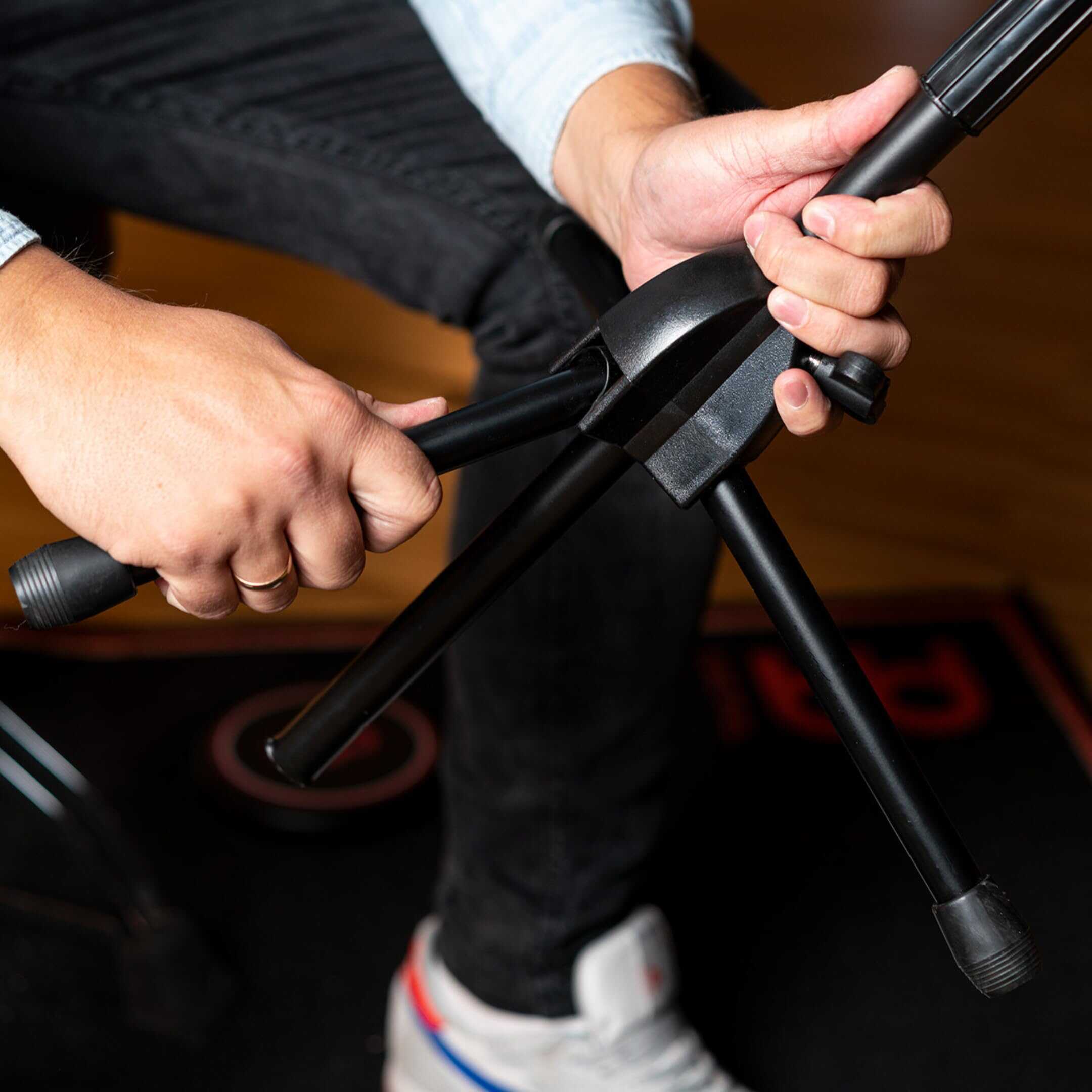 Pad de práctica de tambor de malvavisco de 4" con soporte - Imagen 10