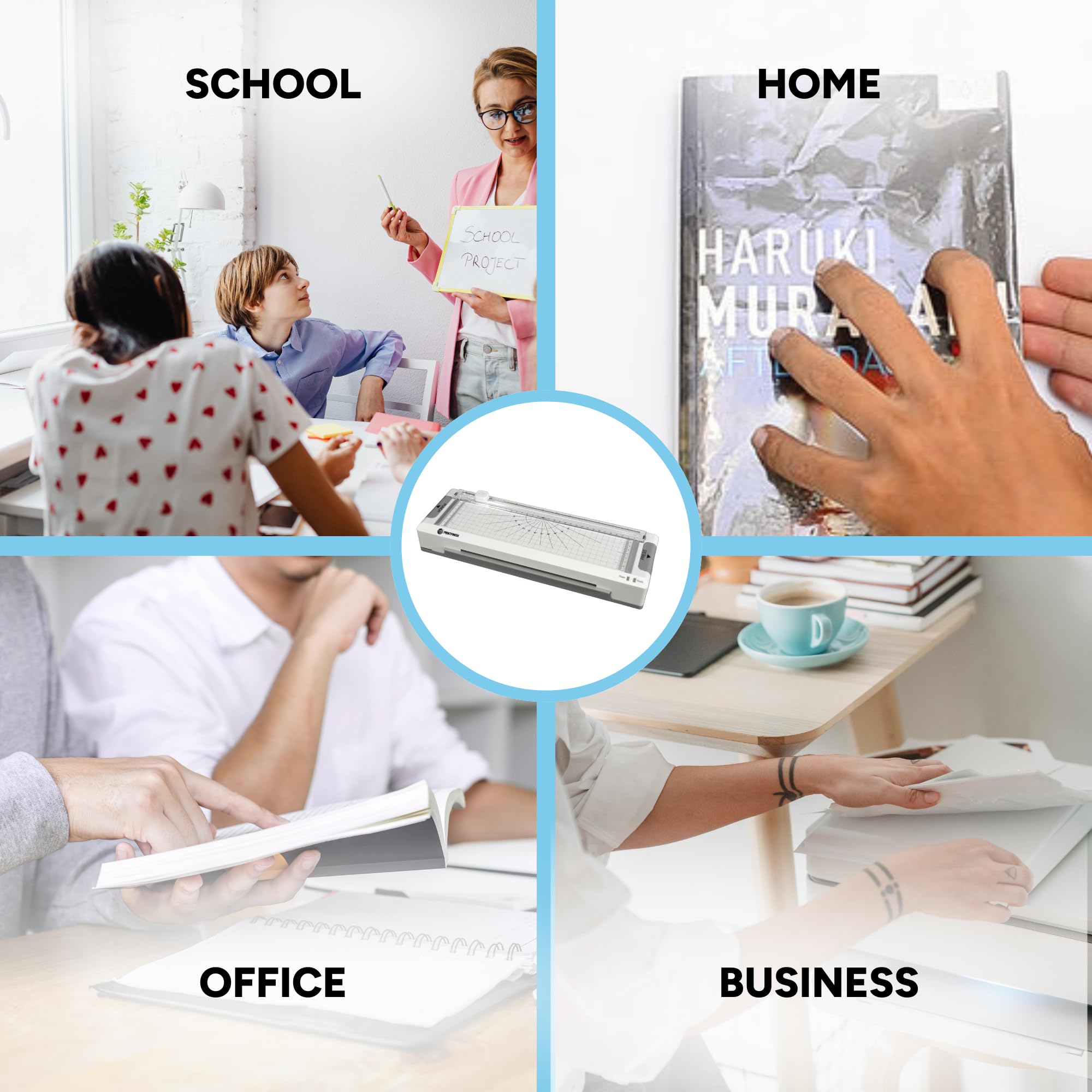 Laminadora de Oficina 4 en 1 Printfinish - Máquina de - Imagen 7
