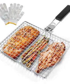 Canasta Barbacoa de Acero Inoxidable para Exteriores -