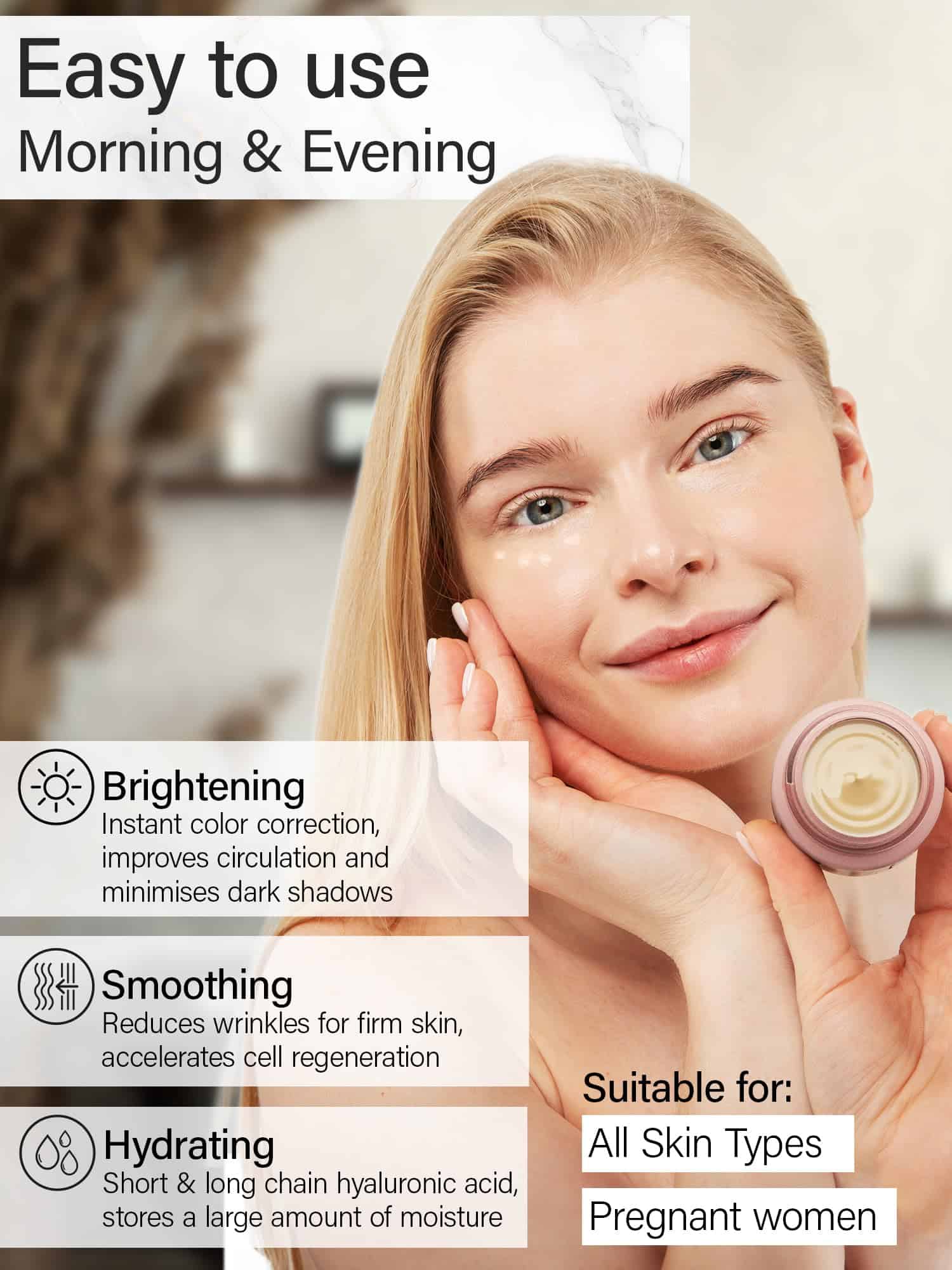 Crema para ojos orgánica Rosental Organics para todo tipo - Imagen 3